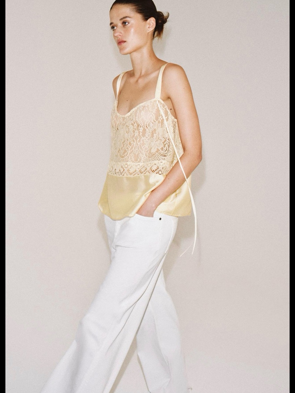 ZARA ZW Collection Satin Effect Top NWT ❗️
